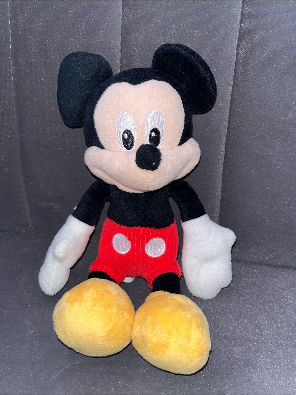 Disney Mickey Mouse Plush - Black, Red, Yellow, White
